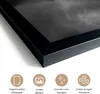 MuchoWow® MuchoWow® Gerahmtes Poster Tierprofil Hirsche in Produktbild-Vorschau 3
