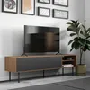 Armoire TV en noyer et gris anthracite, 165 x 40 x 46 Voir les images du produit 3