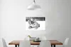 MuchoWow® Poster Tiger - Schnee - Schwarz - Weiß 60x40 cm - Produktbild-Vorschau 2