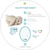 A product image showing a plush toy bunny with accompanying feature descriptions and icons. Anteprima dell’immagine prodotto