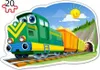 Puzzle 4 w 1 (8+12+15+20 elementów) Zabawne pociągi 43033 Podgląd zdjęcia produktu 6