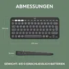 Logitech Bluetooth-Tastatur K380s Multi-Device Slate Grey Produktbild-Vorschau 21