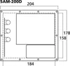 MONACOR SAM-200D Class-D-Subwoofer-Aktiv-Modul, 200 W an 4 Produktbild-Vorschau 3