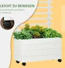 Outsunny Pflanzkasten mit Rankgitter, Blumenkasten mit Produktbild-Vorschau 6