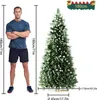 XINZI 180cm umělý vánoční stromek (PVC/PE) - jedle Náhled obrázku produktu 2