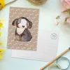 Mr. & Mrs. Panda Postkarte Hund Entspannen - Hundeglück - Produktbild-Vorschau 3