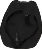 The back of a black plastic cover for a Bosch PowerTube battery charging port. Produktbild-Vorschau