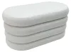 riess-ambiente Polsterbank VOGUE 85cm weiß Bouclé ovale Produktbild-Vorschau 9