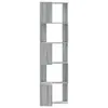 vidaXL Regál 5 políc Grey Sonoma 50x50x179 cm Materiál na Náhľad obrázku produktu 5