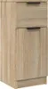 vidaXL Sideboards 2 pcs. chêne Sonoma 30x30x70 cm bois Voir les images du produit 4