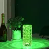 LED křišťálová dotyková noční lampa na stůl, diamant, Náhled obrázku produktu 6