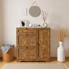 Schoenenkast BEALIFE, 100x30x102 cm, met 2 klepdeurtjes, Productafbeelding-voorbeeld 2