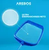 AREBOS Poolkescher Bodenkescher, Blau, mit Teleskopstange, Produktbild-Vorschau 5
