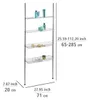 WENKO Wandregal Wandablage Badregal Badablage Küchenregal Produktbild-Vorschau 5
