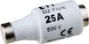 A close-up studio shot of a white fuse with metal end caps against a white background. Anteprima dell’immagine prodotto