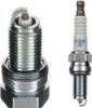 Two spark plugs are shown against a white background. One is a close-up of the top part of a spark plug, and the other is a full view of a spark plug. Produktbild-Vorschau