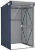 An empty metal shed with the door open. Náhľad obrázku produktu