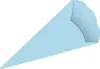 3D Color Schultüten Bastelwellpappe 68CM HELLBLAU - Produktbild-Vorschau 1