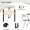 Flieks Esszimmerstühle 6er-Set, Stuhl Essstühle aus Produktbild-Vorschau 4