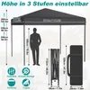 LZQ Pop-Up Pavillon 3x3 m Faltpavillon für Garten & Produktbild-Vorschau 2