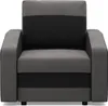 Loungesessel für das Wohnzimmer Orion, Grau + Schwarz Produktbild-Vorschau 2