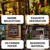 OKWISH 3D-Puzzles, Handgefertigtes DIY Miniaturhaus, Produktbild-Vorschau 7