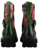 Laura Vita Damen Stiefelette Leder Floralaufdruck Produktbild-Vorschau 11