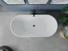 Mexen Luna vasca da bagno indipendente 140 x 75 cm, bianca, Anteprima dell’immagine prodotto 4