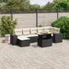 The Living Store 8-tlg. Garten-Sofagarnitur mit Kissen Produktbild-Vorschau 2