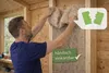100% lana di pecora isolamento in feltro 6 m x 0,6 m x 10 Anteprima dell’immagine prodotto 5