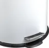 Mülleimer NATUREO, 30 L, Metall, weiß Produktbild-Vorschau 3
