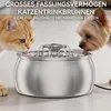 Katzen Trinkbrunnen 4L Edelstahl – Spülmaschinenfest Produktbild-Vorschau 5