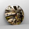 Wanduhr - Rund - Glasuhr - Paintball Pistole Spieler - Produktbild-Vorschau 4