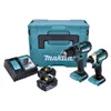 Makita DLX 2283 TJ Akku Combo Kit DHP 485 Akku Produktbild-Vorschau 2