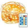 LED Kupferdraht Lichterkette 20 Meter 200 LEDs IP65 Produktbild-Vorschau 1