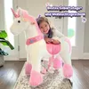 PonyCycle Jazdecký kôň jednorožec pre deti 4-7 rokov Náhľad obrázku produktu 2