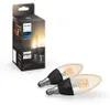 Philips Hue White Filament E14 LED Lampe (Kerze, 2x Produktbild-Vorschau 14