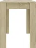 A front view of a wooden table with a white background. Náhled obrázku produktu