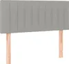 Boxspringbett mit Matratze Hellgrau 120x190 cm Stoff Produktbild-Vorschau 6