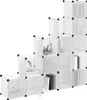 vidaXL Sistema di scaffalature con 15 cubi e ante Anteprima dell’immagine prodotto 4
