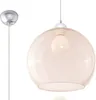 Hängeleuchte BALL champagner 1xE27 15W Stahl/Glas Produktbild-Vorschau 1
