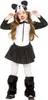 A young girl wearing a panda costume. Produktbild-Vorschau