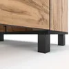 STIV Möbel | Kommode 140x35x80 cm Eiche Wotan | 4 Türen | Produktbild-Vorschau 5