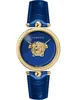 Versace VECO02922 Palazzo gold blau Leder Armband Uhr Damen Produktbild-Vorschau 6
