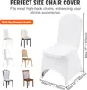 SucceBuy Housses de chaises en Élasthanne élastique pour Voir les images du produit 3