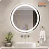 SAVE ®HOME Okrúhle LED zrkadlo do kúpeľne – 60 cm – Náhľad obrázku produktu 6