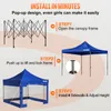 VEVOR Pavillon pliable 3x3m Pavillon pliable 240g polyester Voir les images du produit 5