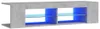 vidaXL TV-Schrank mit LED-Leuchten Betongrau 135x39x30 cm Produktbild-Vorschau 1