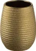 Badezimmer Kosmetikbecher 11 cm gold Produktbild-Vorschau 1