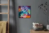 Coloray Uhr auf Leinwand 30x30 cm Wand Uhr Dekoration Produktbild-Vorschau 4